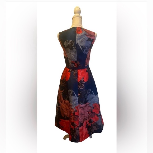 Kay Unger Vivianne belted midi dress - Picture 2 of 7